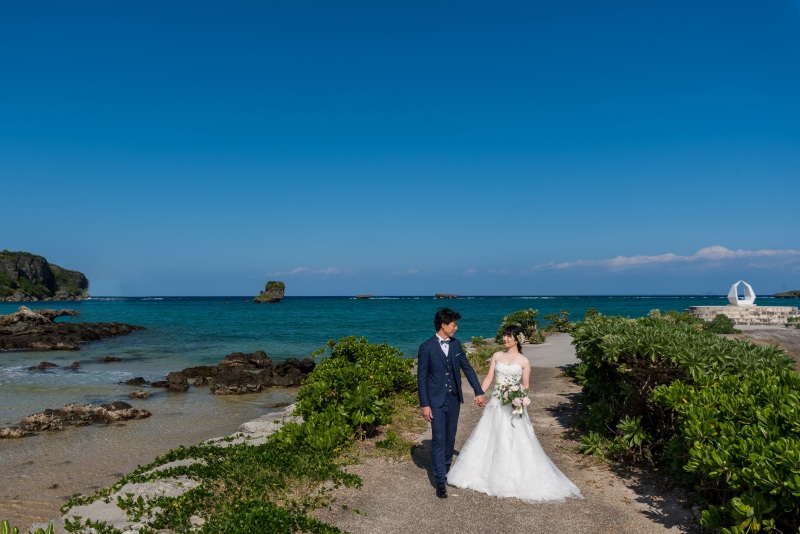 お客様の撮影レポート【おんなそんビーチフォトアルバムパッケージ】★結婚記念