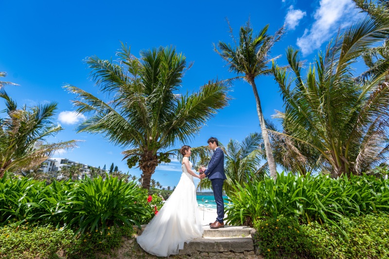 おすすめ贅沢プラン【ドレスでビーチフォト@沖縄+和装@京都下鴨神社】