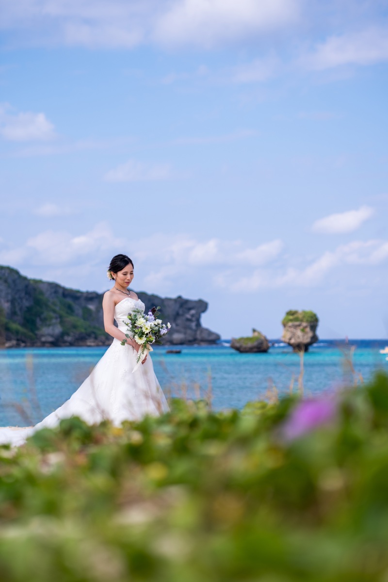 お客様の撮影レポート【おんなそんビーチフォトアルバムパッケージ】★結婚記念