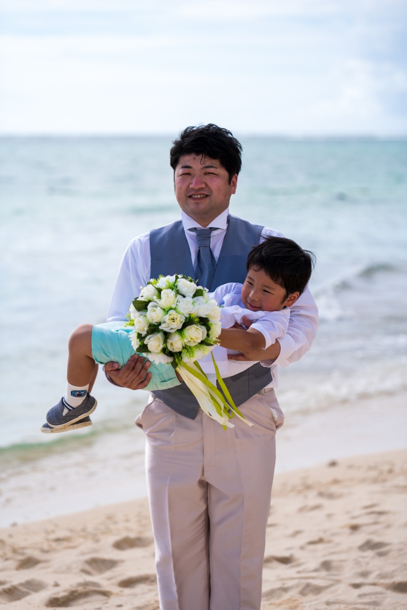 お客様の撮影レポート【ムーンビーチプレミアム アルバムパッケージ】★お子様同伴