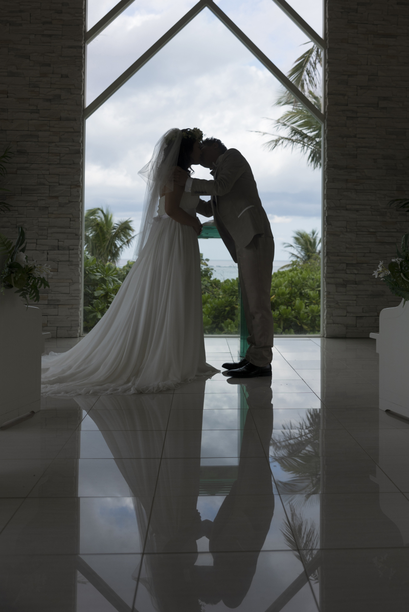 お客様の撮影レポート【ムーンビーチ＆チャペルプレミアムフォト】★お子様同行