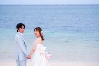 お客様の撮影レポート【ムーンビーチ＆チャペルプレミアムフォト】★プロポーズ