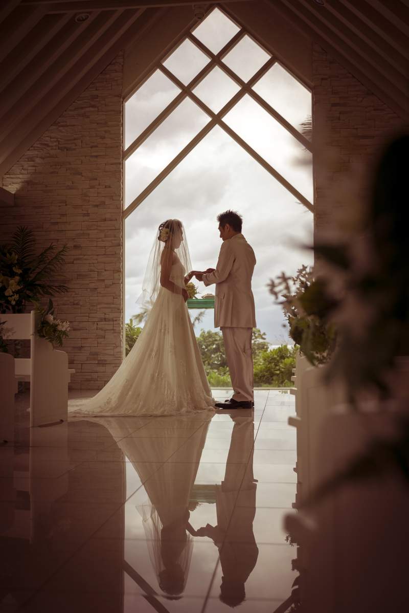 おすすめ！「結婚式のように 感動のチャペルセレモニーフォト」②