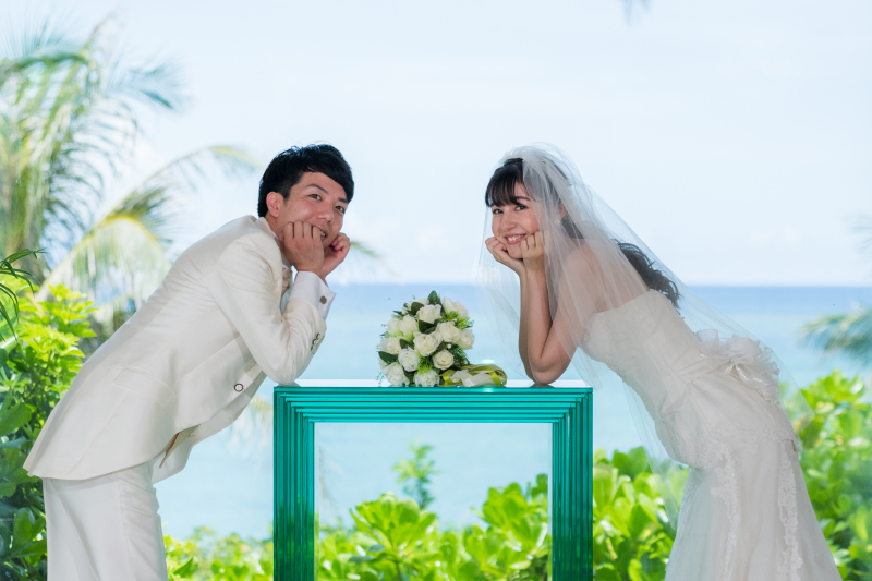 お客様の撮影レポート【ムーンビーチ＆チャペルプレミアムフォト】★結婚写真