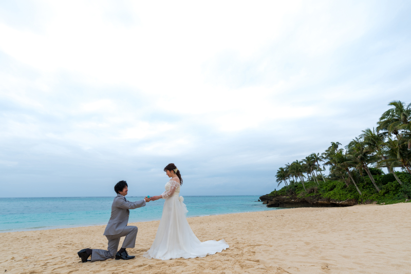 お客様の撮影レポート【ムーンビーチ&チャペルプレミアムフォトプラン】★結婚記念