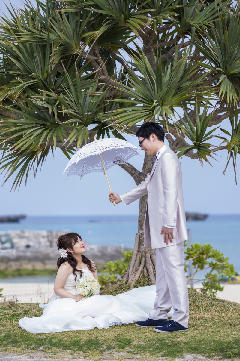 お客様の撮影レポート【おんなそんビーチフォト アルバムパッケージ】★ご結婚記念