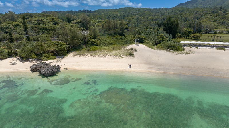 1月撮影まで毎月5組限定　50000円【ドローン写真付★おんなそんビーチフォト】