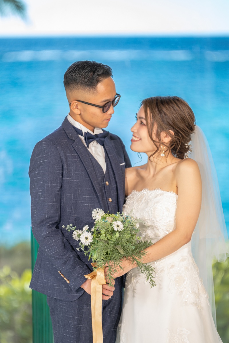 「まるで結婚式のようなチャペルセレモニーフォト」★ムーンビーチ編