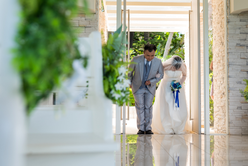お客様の撮影レポート【ムーンビーチ&チャペルプレミアムフォト】★結婚記念