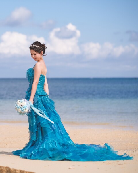 10周年記念【ドローン写真1カット付!おんなそんビーチフォトアルバムパッケージ】