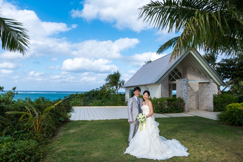 お客様の撮影レポート【ムーンビーチ&チャペルプレミアムフォト】★結婚記念