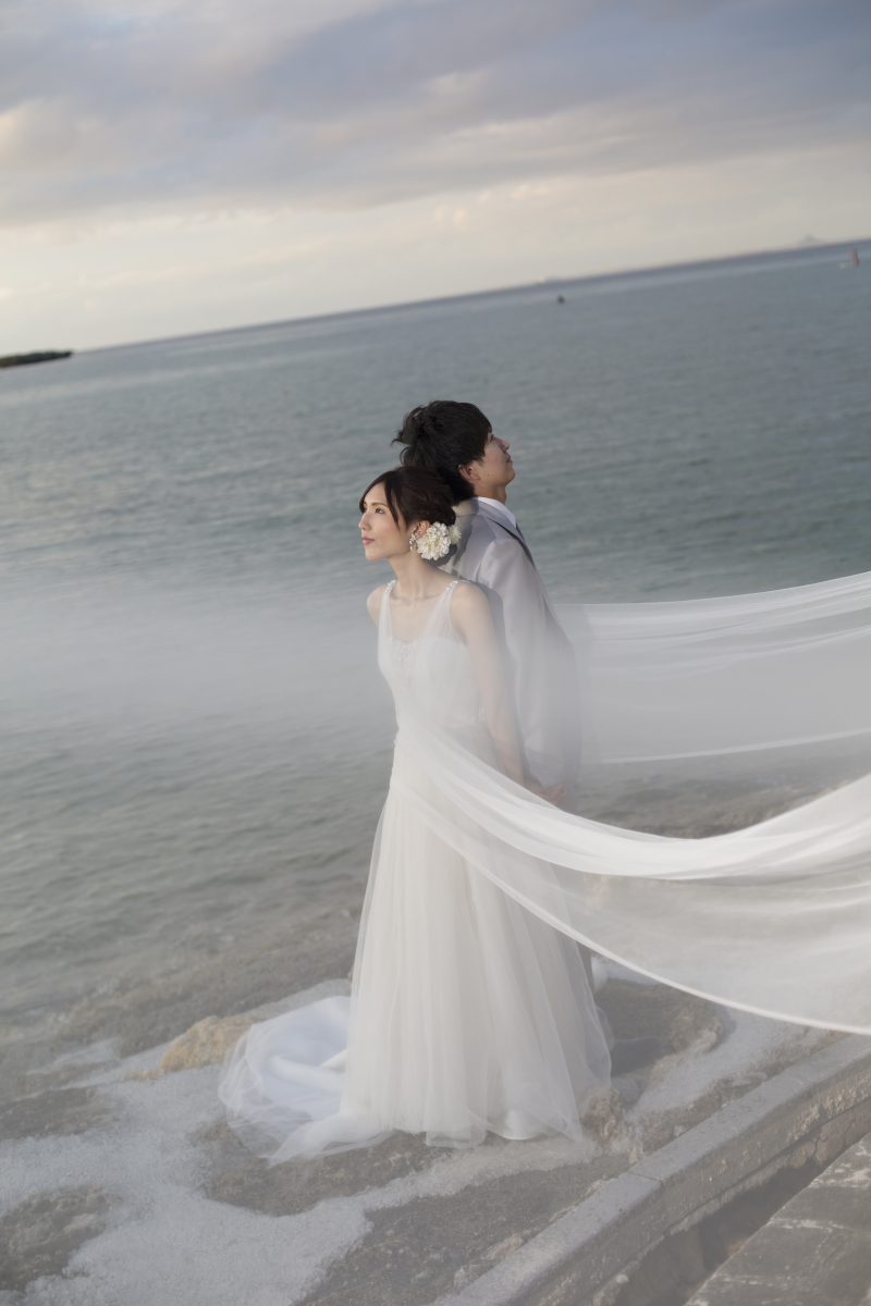 お客様の撮影レポート【おんなそんビーチフォトプラン】★結婚記念