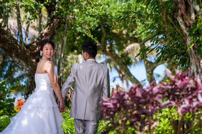 お客様の撮影レポート【ムーンビーチ&チャペルプレミアムフォトプラン】★結婚記念