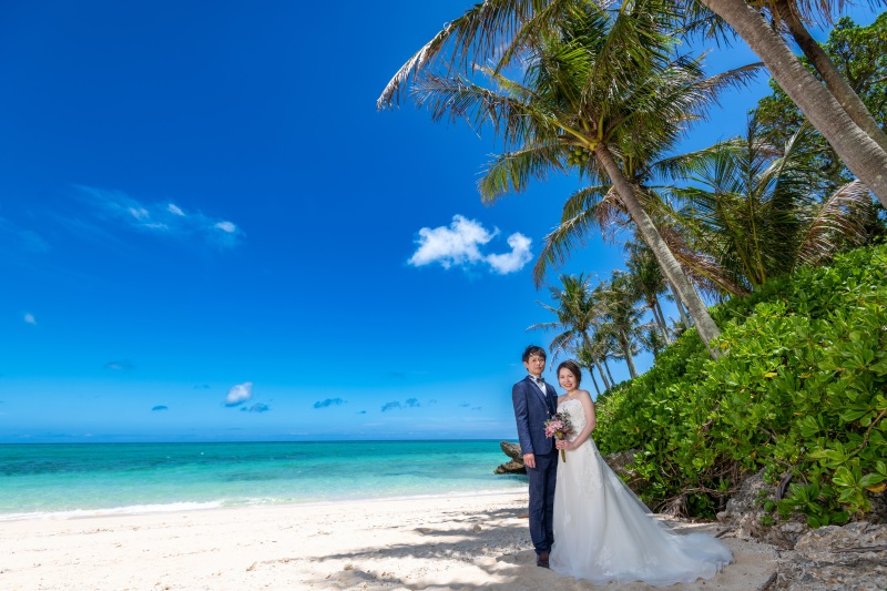 「結婚式のようなチャペルセレモニーフォト」★ムーンビーチ編