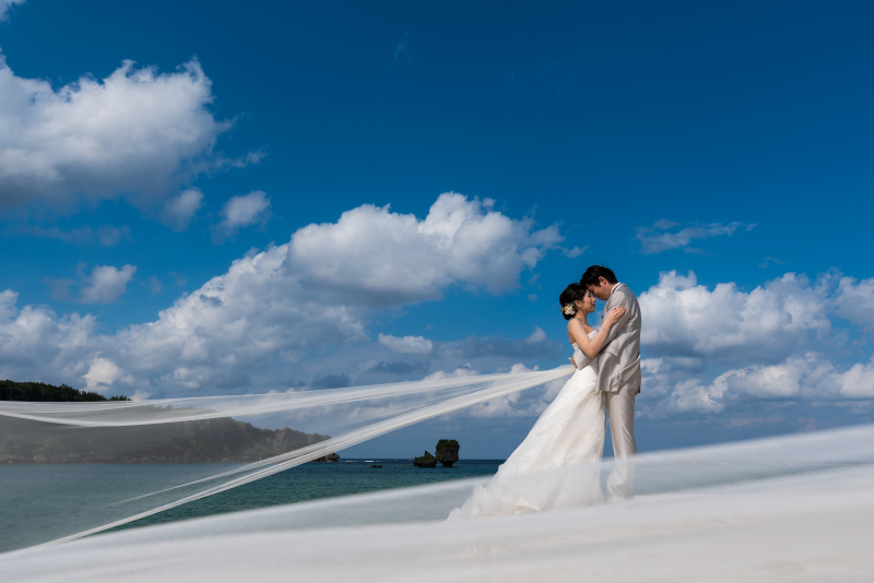 お客様の撮影レポート【おんなそんビーチフォトアルバムパッケージ】★結婚記念