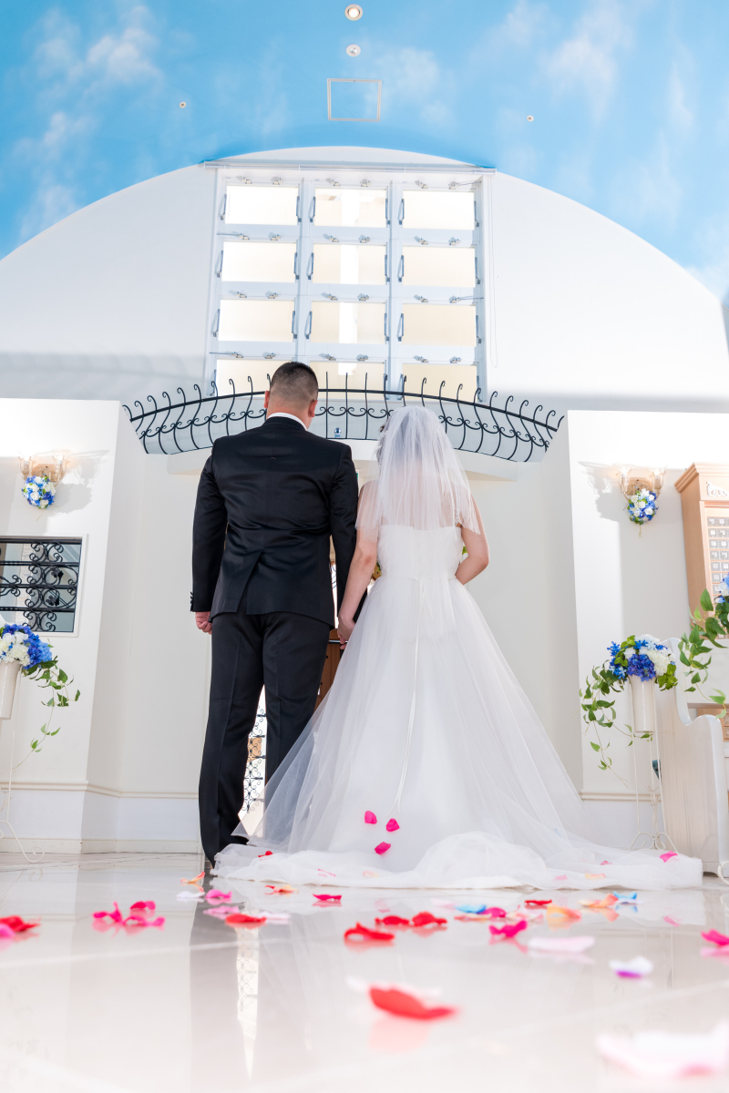 結婚式の代わりの記念に「チャペルセレモニーフォト」⑤