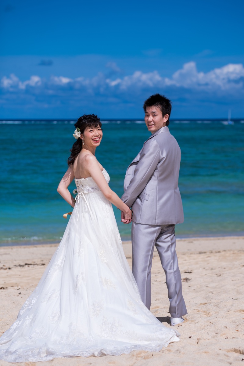 お客様の撮影レポート【おんなそんビーチフォトアルバムパッケージ】★結婚記念