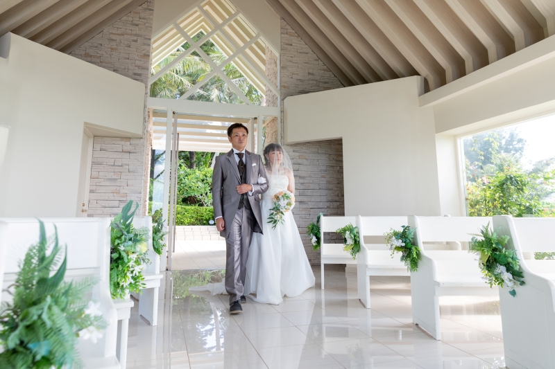 「まるで結婚式のようなチャペルセレモニーフォト」★ムーンビーチ編★