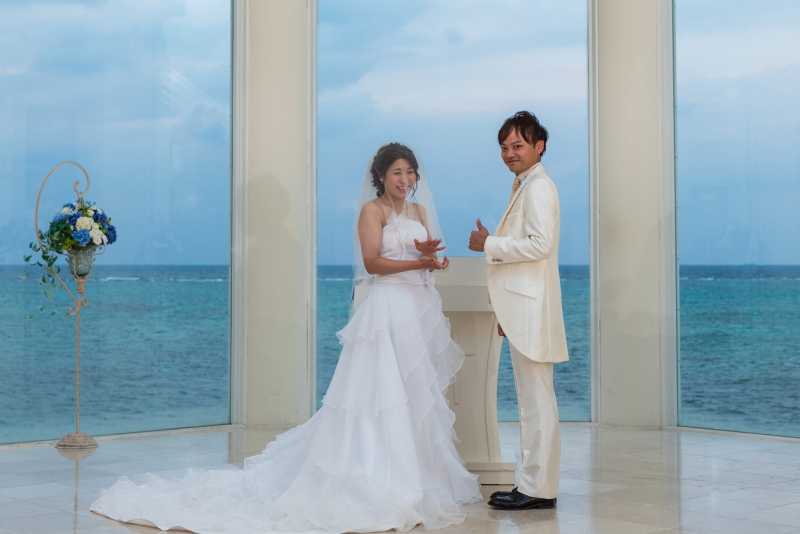 結婚式の代わりの記念に「チャペルセレモニーフォト」②