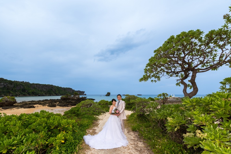 お客様の撮影レポート【おんなそんビーチフォトアルバムパッケージ】★結婚記念
