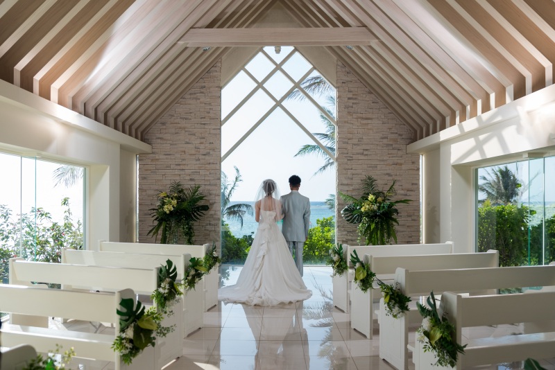 お客様の撮影レポート【ムーンビーチ＆チャペルプレミアムフォトプラン】★結婚記念