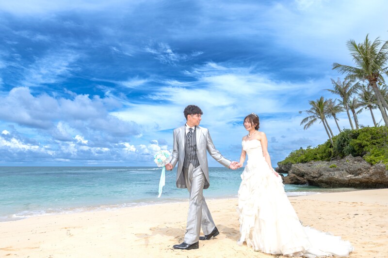 「まるで結婚式のようなチャペルセレモニーフォト」★ムーンビーチ編★