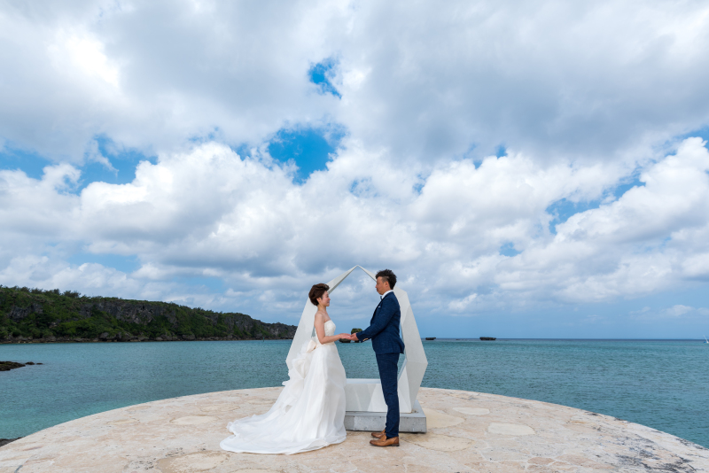 お客様の撮影レポート【おんなそんビーチフォトアルバムパッケージ】★結婚記念