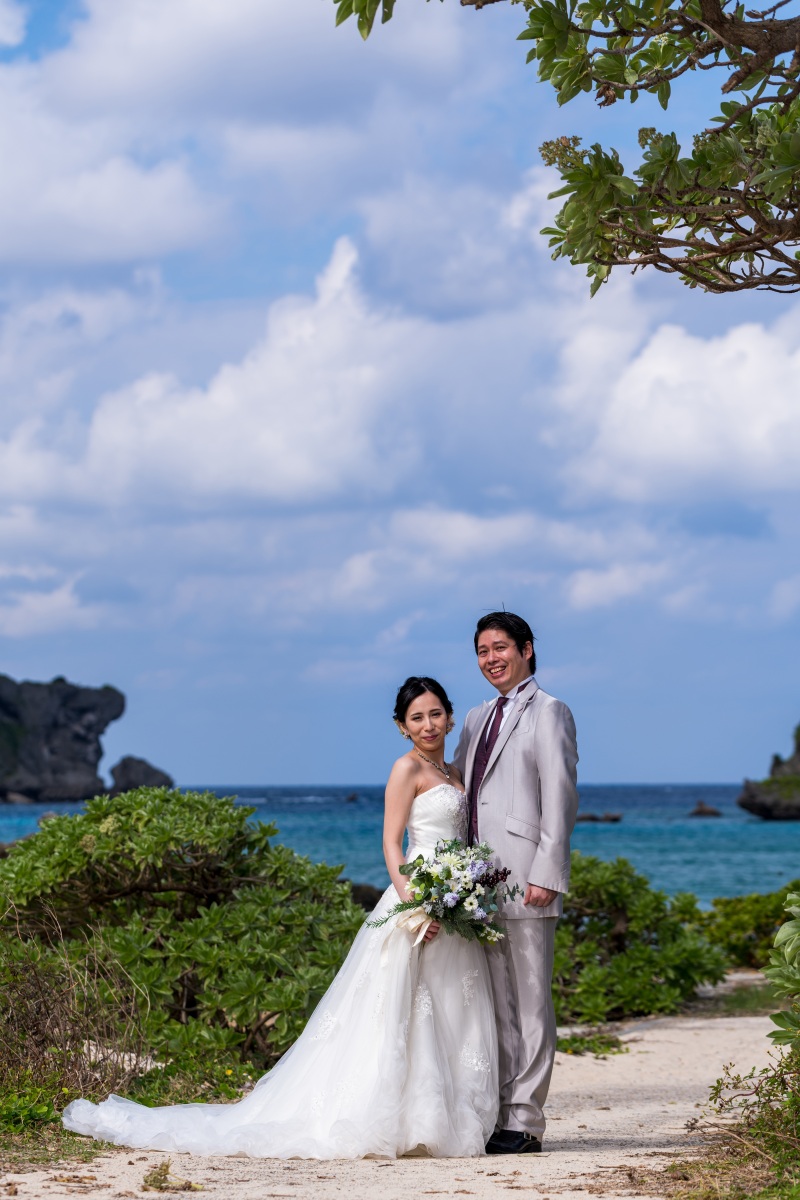 お客様の撮影レポート【おんなそんビーチフォトアルバムパッケージ】★結婚記念