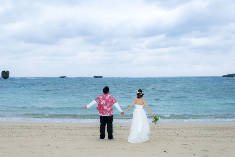 お客様の撮影レポート【おんなそんビーチフォトアルバムパッケージ】