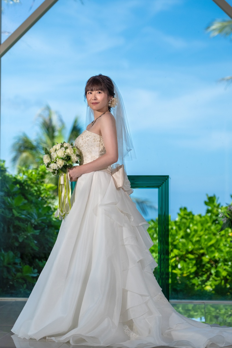 「まるで結婚式のようなチャペルセレモニーフォト」★ムーンビーチ編★