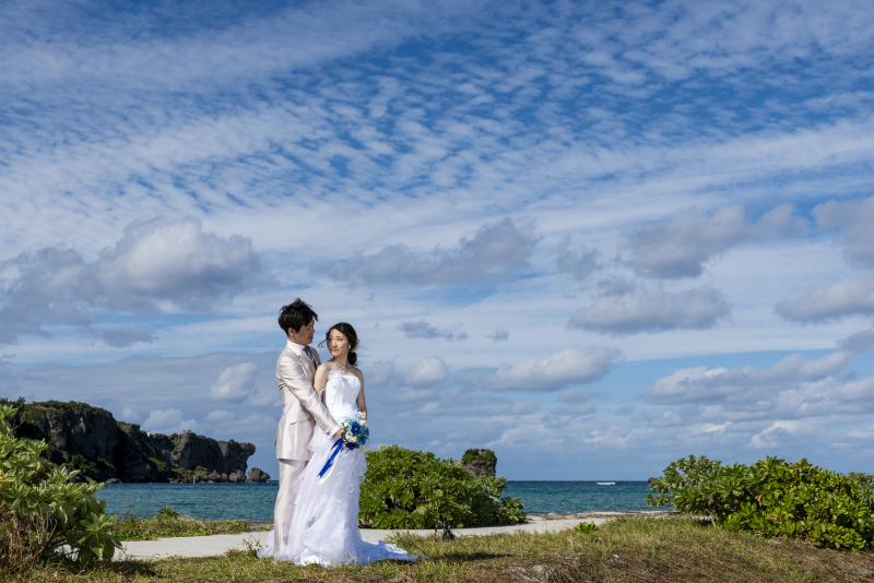 お客様の撮影レポート【おんなそんビーチフォトアルバムパッケージ】★ドローン撮影