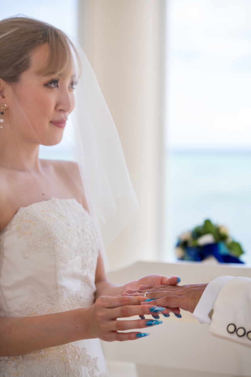 結婚式の代わりの記念に「チャペルセレモニーフォト」②