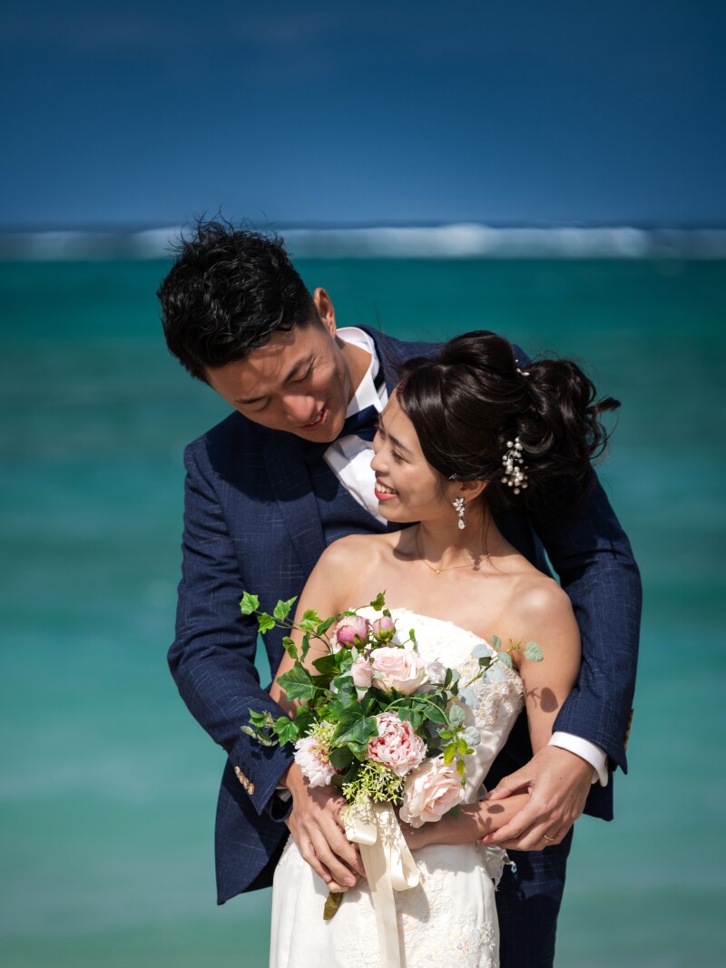 衣裳追加料金なし！6/21まで【おんなそんビーチSPL8万円】青空&美肌補正付