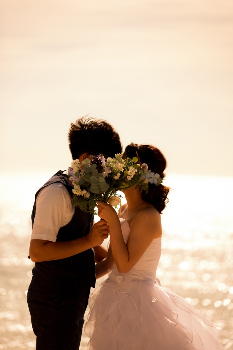 お客様の撮影レポート【ムーンビーチプレミアム アルバムパッケージ】★サンセット