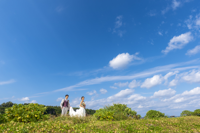 お客様の撮影レポート【おんなそんビーチフォトアルバムパッケージ】★前撮り