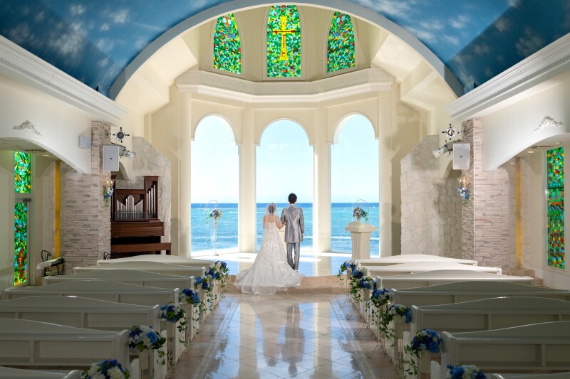 「まるで結婚式のようなチャペルセレモニーフォト」★リザンシーパーク編★