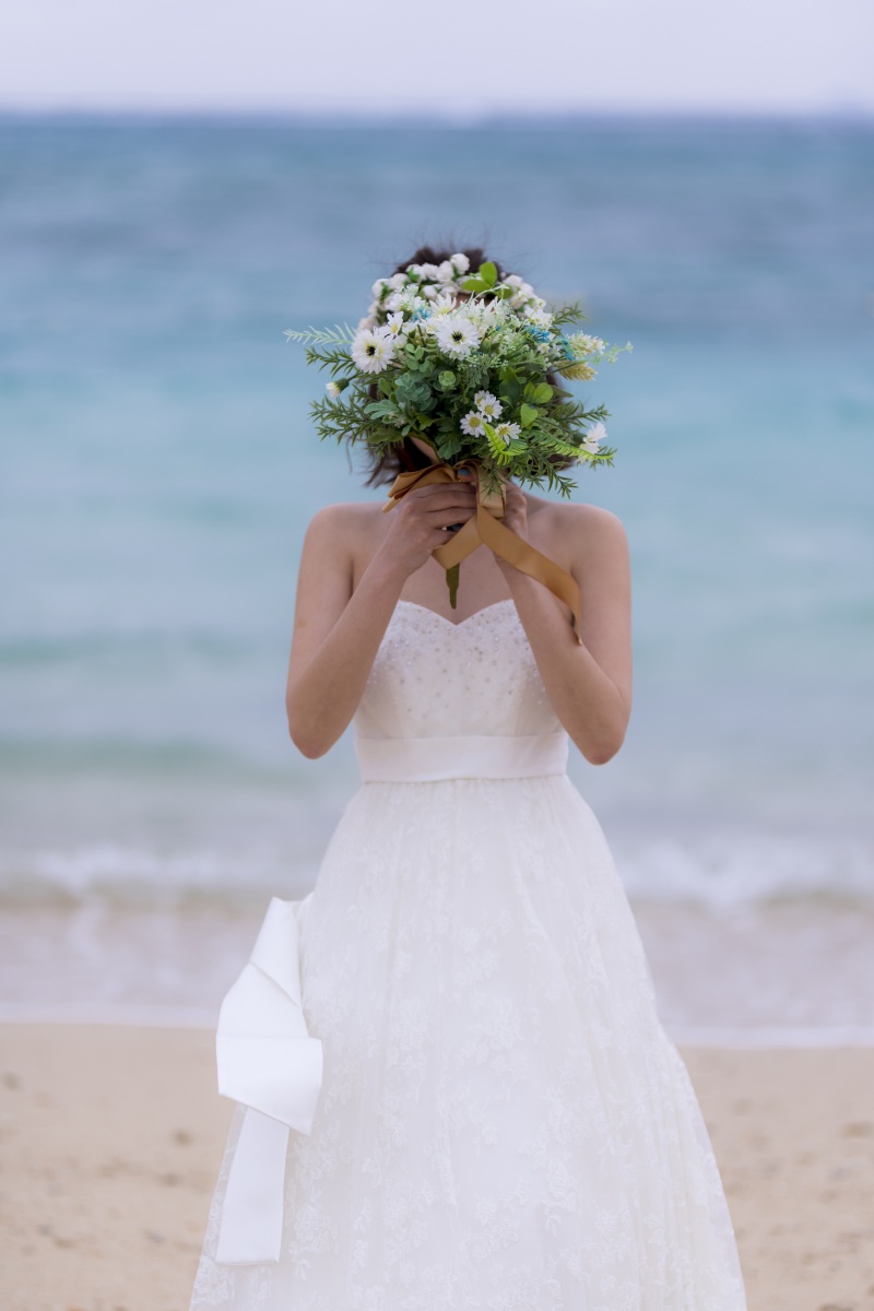 お客様の撮影レポート【おんなそんビーチフォトアルバムパッケージ】