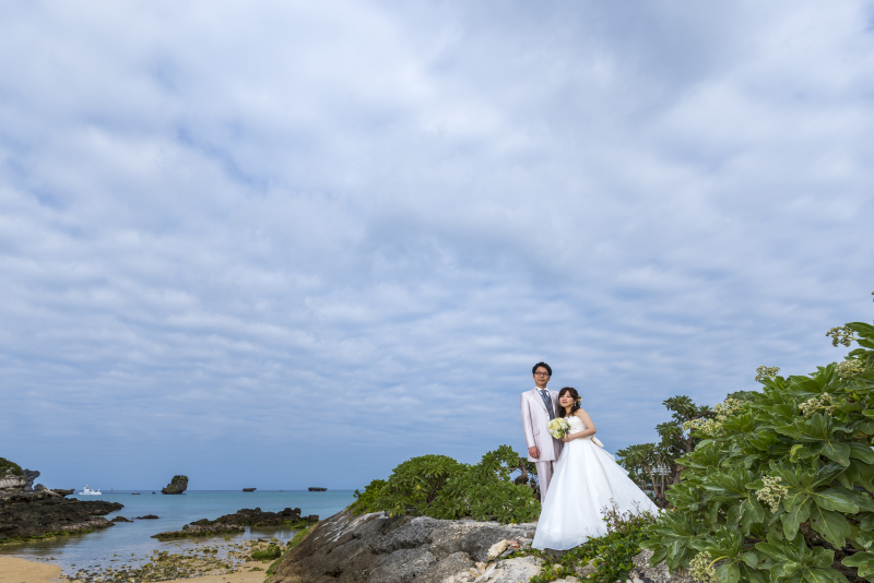 お客様の撮影レポート【おんなそんビーチフォトアルバムパッケージ】★結婚記念