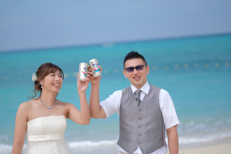 お客様の撮影レポート【ムーンビーチ&チャペル プレミアムフォトプラン】結婚記念