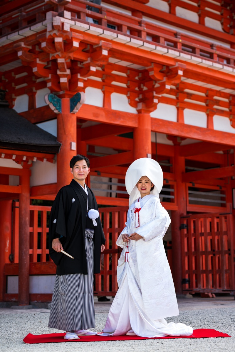おすすめ贅沢プラン【ドレスでビーチフォト@沖縄+和装@京都下鴨神社】