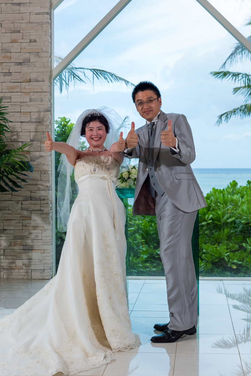 お客様の撮影レポート【ムーンビーチ＆チャペルプレミアムフォト】★結婚記念
