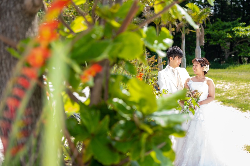 お客様の撮影レポート【おんなそんビーチフォトアルバムパッケージ】★結婚記念