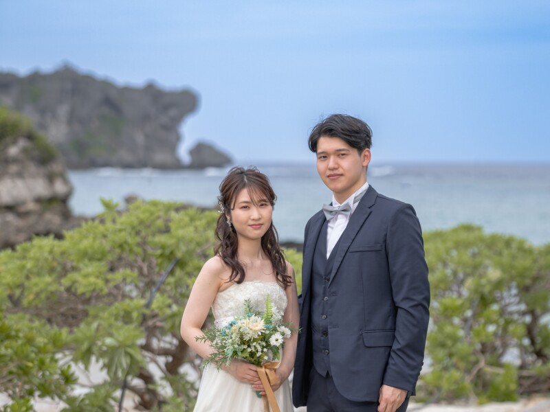 衣裳追加料金なし！【おんなそんビーチSPL8万円】背景＆青空&美肌補正付