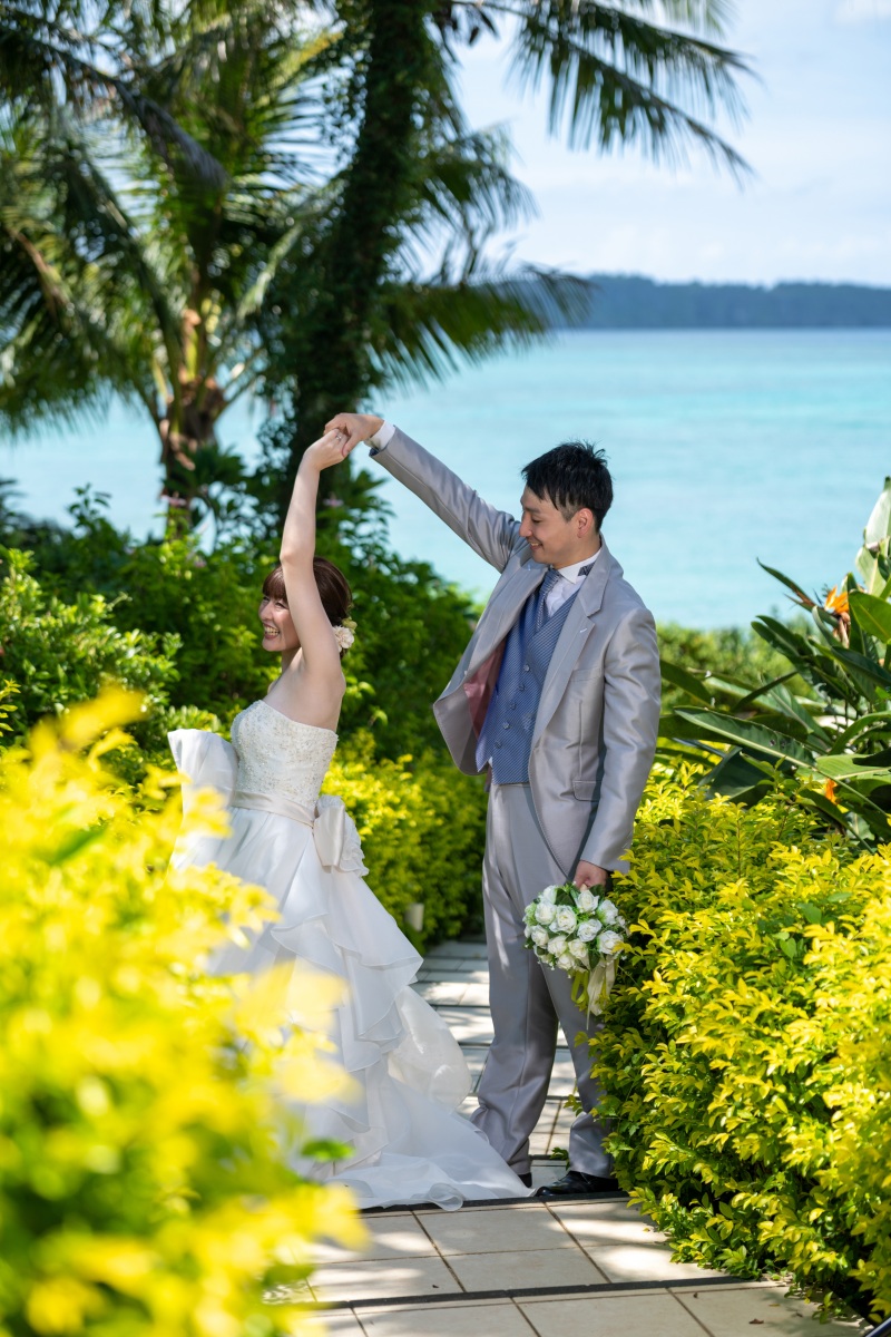 結婚式の代わりに「チャペルセレモニーフォト」★ムーンビーチ編