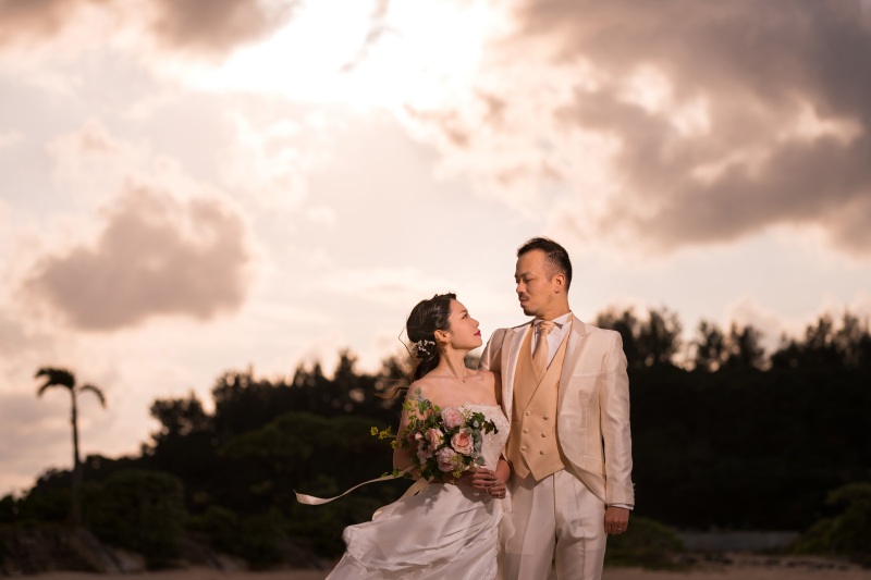 お客様の撮影レポート【おんなそんビーチフォトアルバムパッケージ】★結婚記念