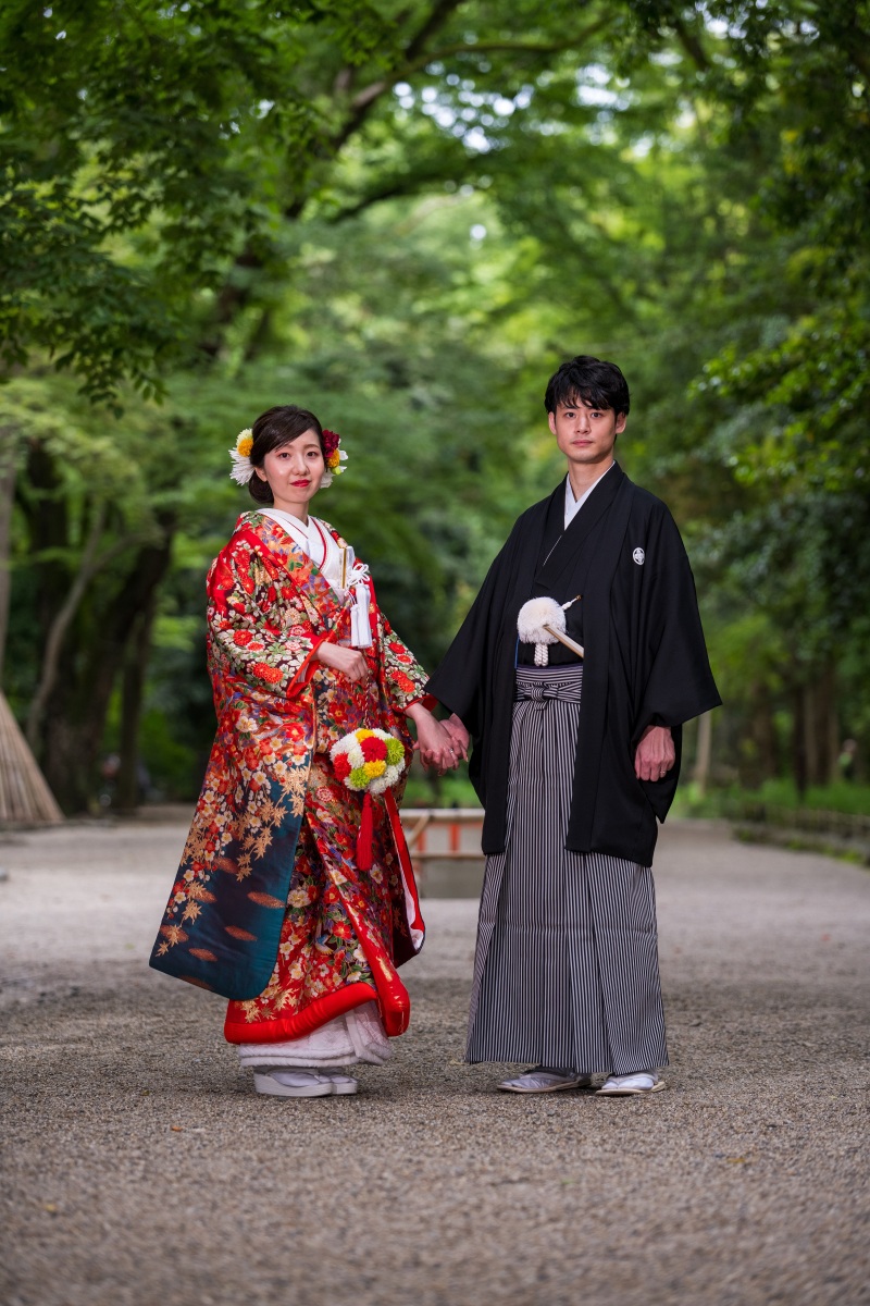 おすすめ贅沢プラン【ドレスでビーチフォト@沖縄＋和装@京都下鴨神社】