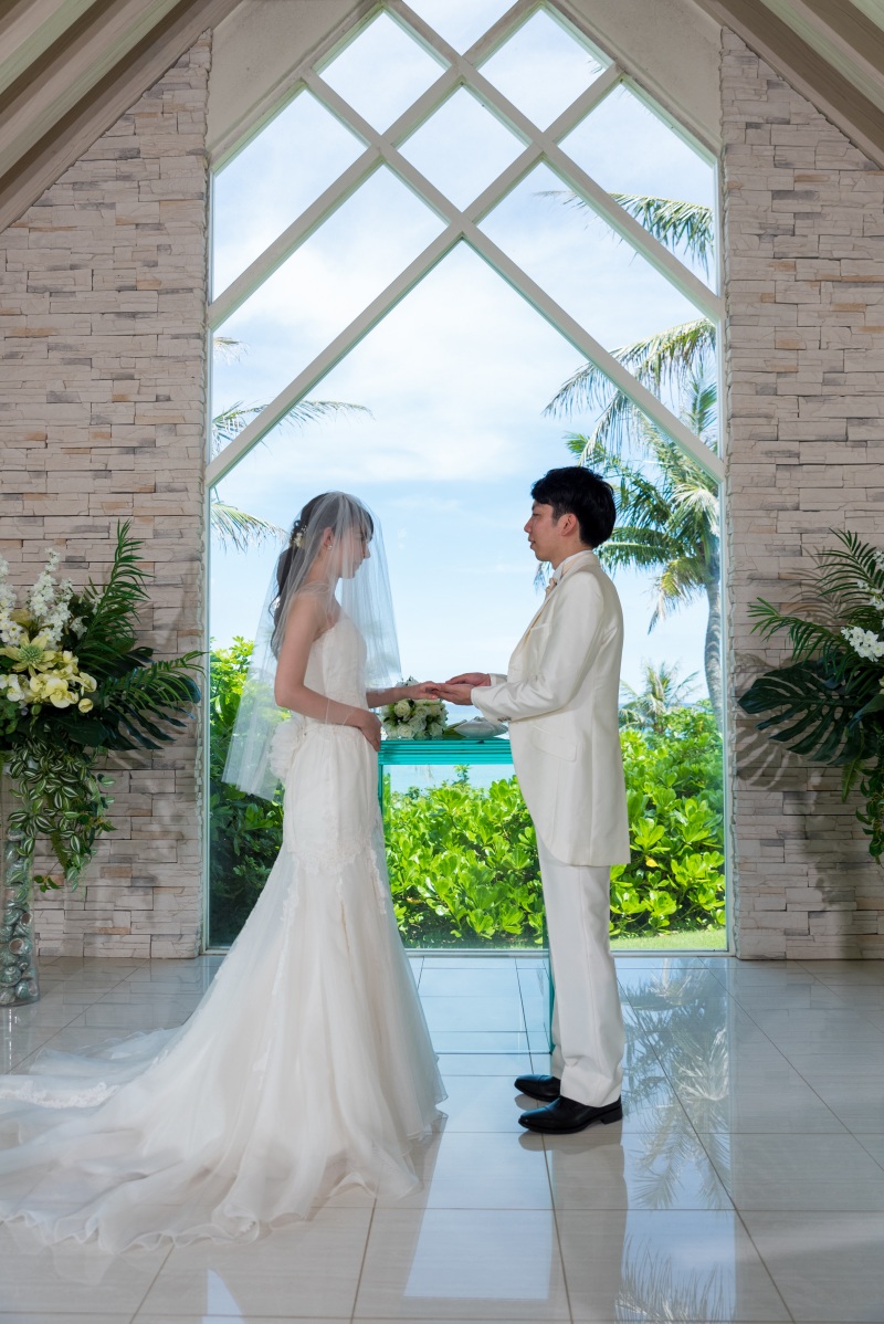 結婚式の代わりの記念に「チャペルセレモニーフォト」⑦