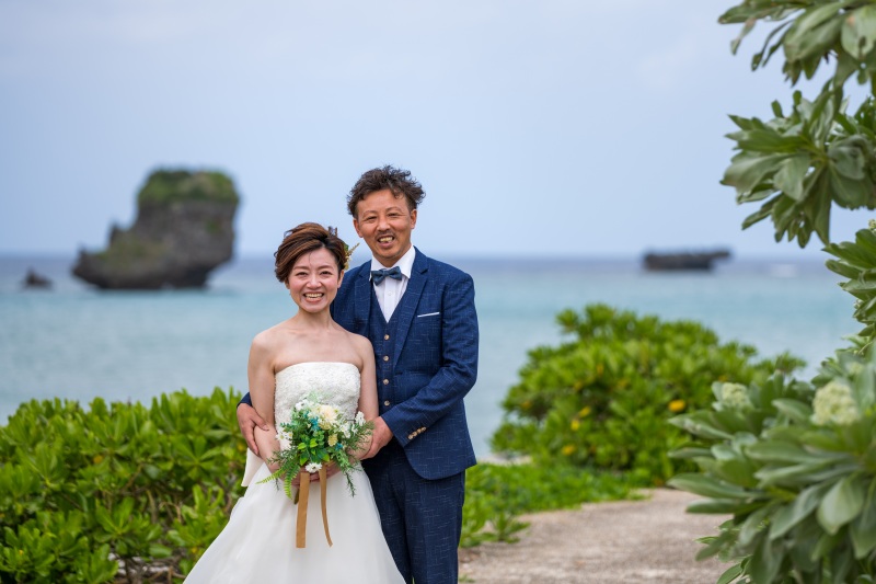 お客様の撮影レポート【おんなそんビーチフォトアルバムパッケージ】★結婚記念