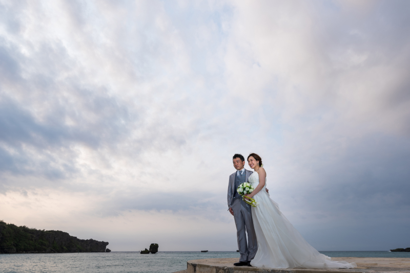 お客様の撮影レポート【おんなそんビーチフォト アルバムパッケージ】★ご結婚記念