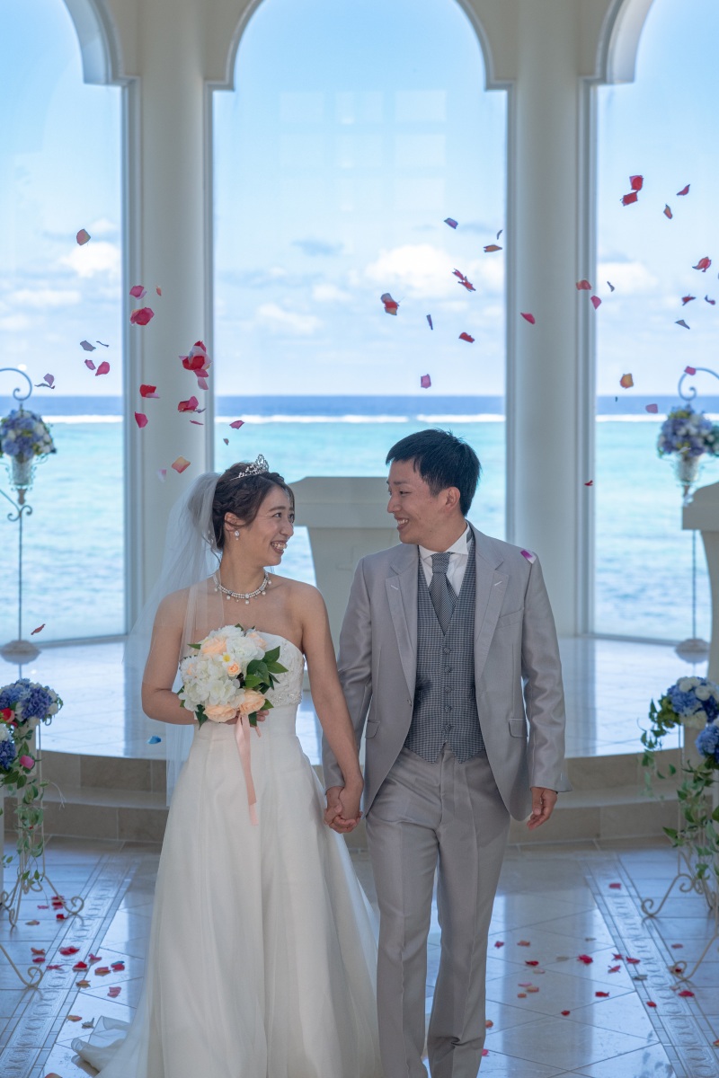 「まるで結婚式のようなチャペルセレモニーフォト」★リザンシーパーク編★